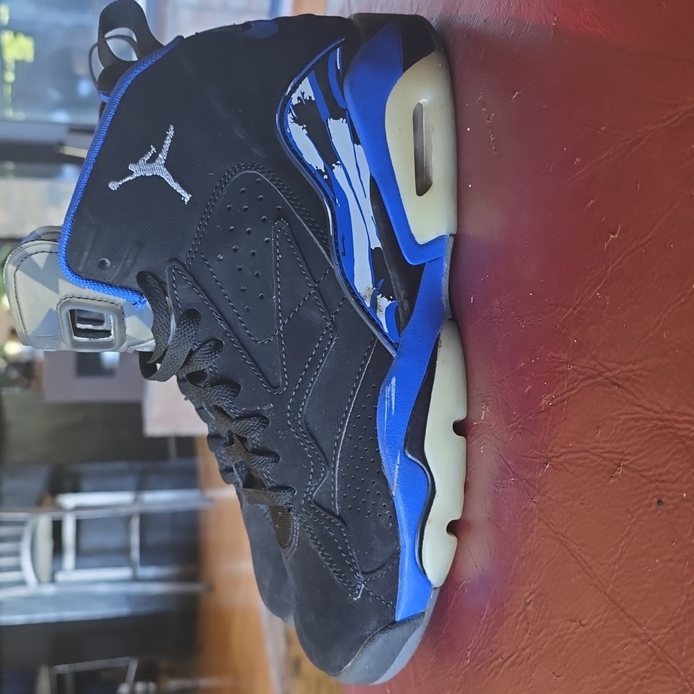 Nike Air Jordan MVP 678, Black/Blue, Women's 10.5